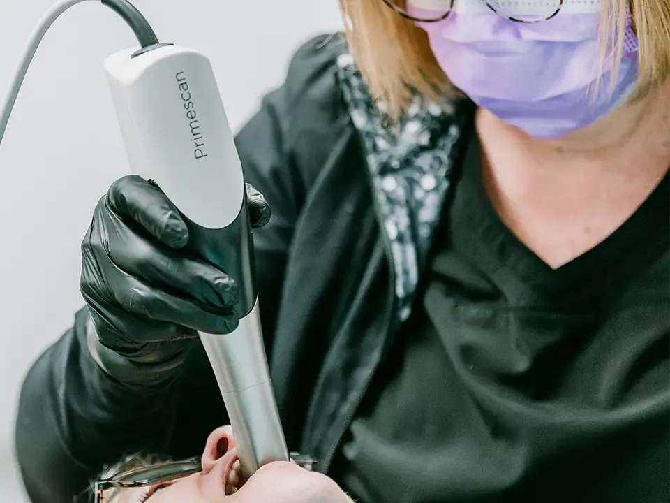 Using intra-oral scanner